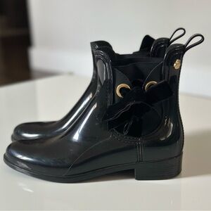 Lemon Jelly rain boots with bow size 39/ US 8/8.5